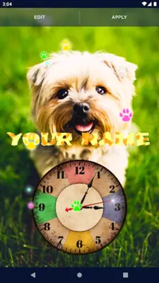 Cute Puppy Live Wallpaper android App screenshot 5